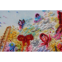 Bead Embroidery Kit Violin sounds Beaded stitching Bead needlepoint Beadwork DIY