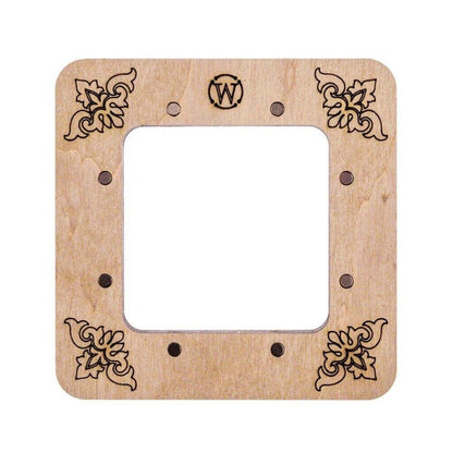 Wooden embroidery frame on magnets Magnetic embroidery frame 10x10cm 4"x4"