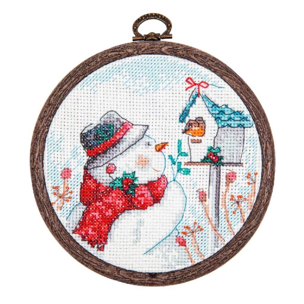 Counted Cross Stitch Kit Winter holidays DIY Charivna mit