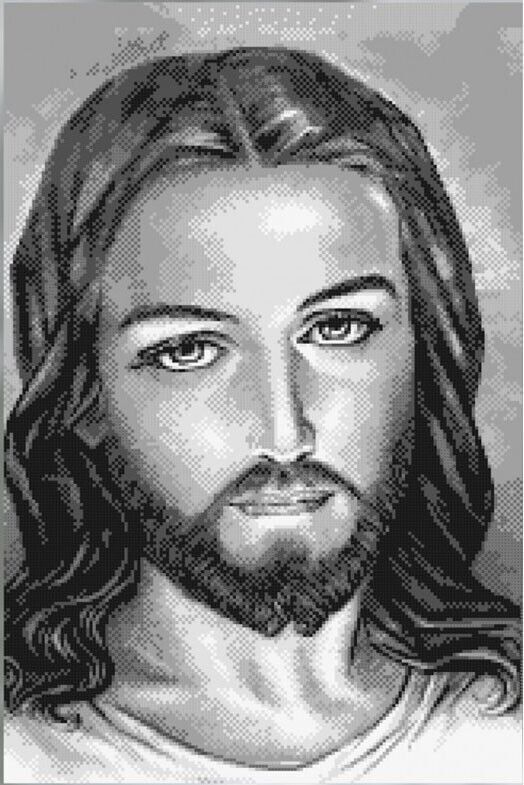 Full Bead Embroidery Kit Jesus God DIY Bead needlepoint Beadwork