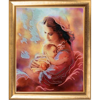 Bead Embroidery Kit Mother's love DIY Bead needlepoint Beadwork