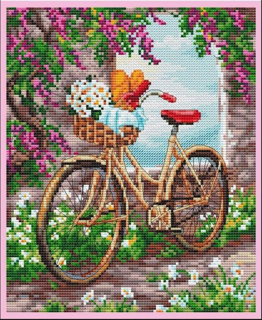 Counted Cross Stitch Kit Sea adventures DIY Unprinted canvas