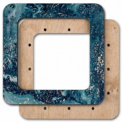 Wooden embroidery frame on magnets Magnetic embroidery frame 10x10cm 4"x4"