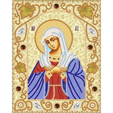 Bead Embroidery Kit Icon Mother of God Beaded stitching Beadwork DIY