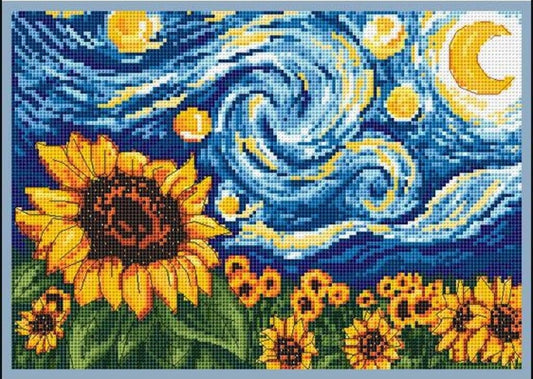 Counted Cross Stitch Kit Summer Night DIY Kolorova