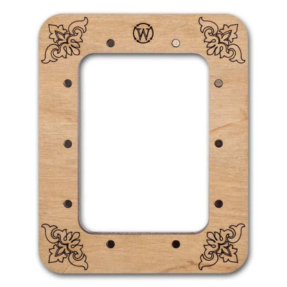 Wooden embroidery frame on magnets Magnetic embroidery frame 6.5x9cm 2.6"x3.6"