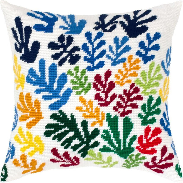 Tapestry Pillow Cover DIY kit "Sheaf" Needlepoint kit Printed canvas