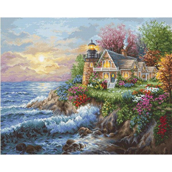 Gobelin kit Tapestry embroidery Kit Keeper of the sea DIY Unprinted canvas