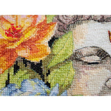 Counted Cross Stitch Kit Buddha DIY Unprinted canvas