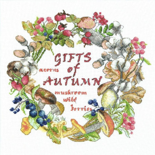 Counted Cross Stitch Kit Gifts of autumn DIY Unprinted canvas