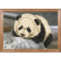 Bead Embroidery Kit Panda Bead needlepoint Bead stitching Beadwork DIY