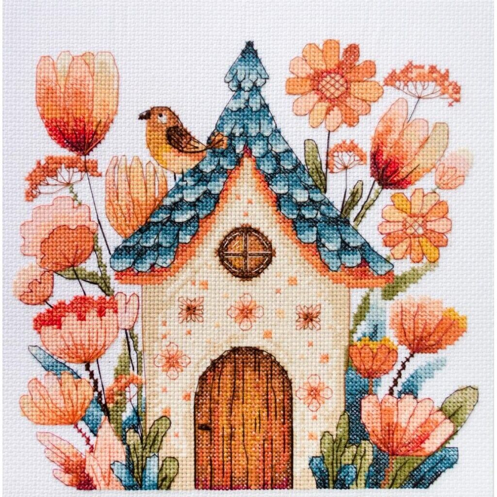 Counted Cross Stitch Kit Little bird DIY Unprinted canvas