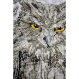 Counted Cross Stitch Kit Owl DIY Unprinted canvas