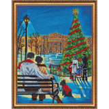 Bead Embroidery Kit Christmas Bead stitching Needlepoint DIY