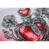 Bead Embroidery Kit Love potion Beaded stitching Bead needlepoint Beadwork DIY