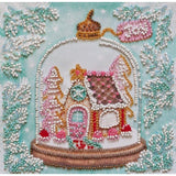 Bead Embroidery Kit Christmas Bead stitching Bead needlepoint DIY