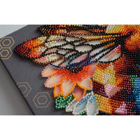 Bead Embroidery Kit Bee Beaded stitching Bead needlepoint kit DIY