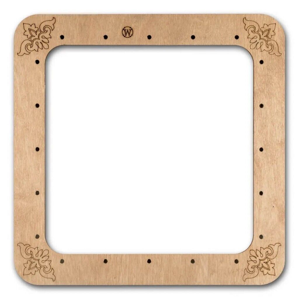 Wooden embroidery frame on magnets Magnetic embroidery frame 19x19cm 7.6"x7.6"