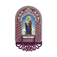 Bead Embroidery Kit Icon Virgin Mary Mother of God DIY Needlepoint kit