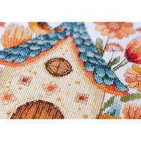 Counted Cross Stitch Kit Little bird DIY Unprinted canvas