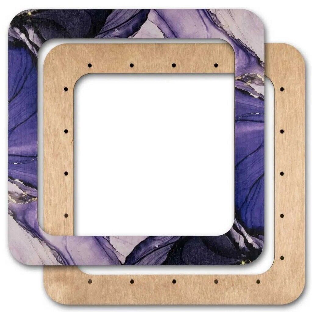 Wooden embroidery frame on magnets Magnetic embroidery frame 19x19cm 7.6"x7.6"