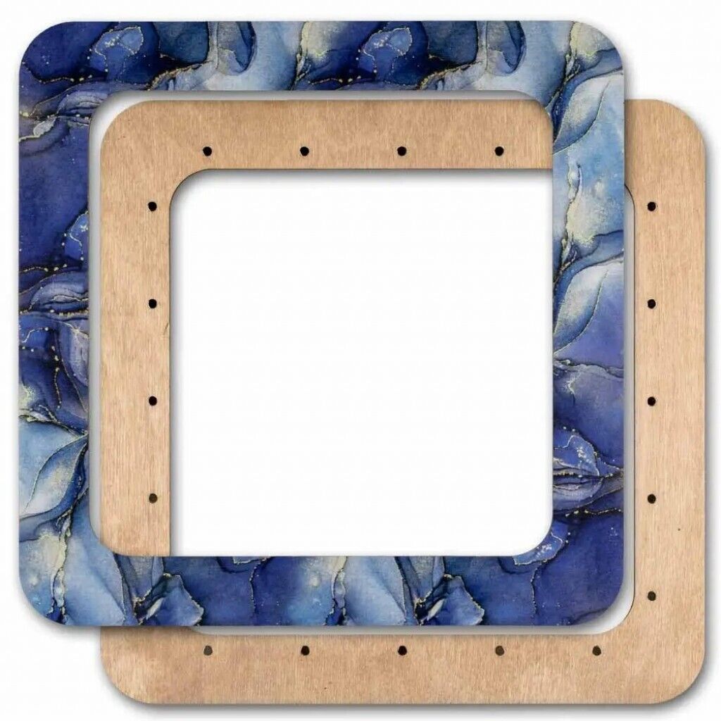 Wooden embroidery frame on magnets Magnetic embroidery frame 19x19cm 7.6"x7.6"
