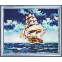 Bead Embroidery Kit Ship DIY Bead needlepoint Beadwork