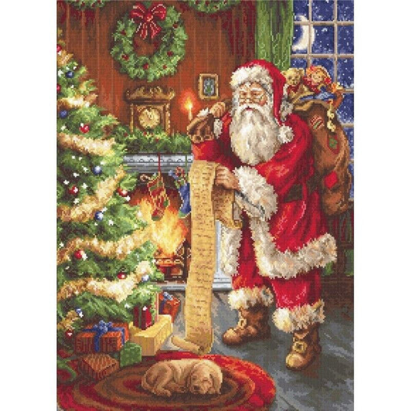 Gobelin kit Tapestry embroidery kit Santa Claus Luca-S DIY Unprinted canvas