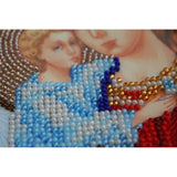 Bead Embroidery Kit Icon Virgin Mary Mother of God Beaded stitching DIY