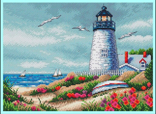 Counted Cross Stitch Kit Lighthouse DIY Kolorova