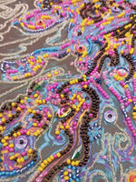 Bead Embroidery Kit Cosmic dream Beaded stitching Bead needlepoint Beadwork DIY