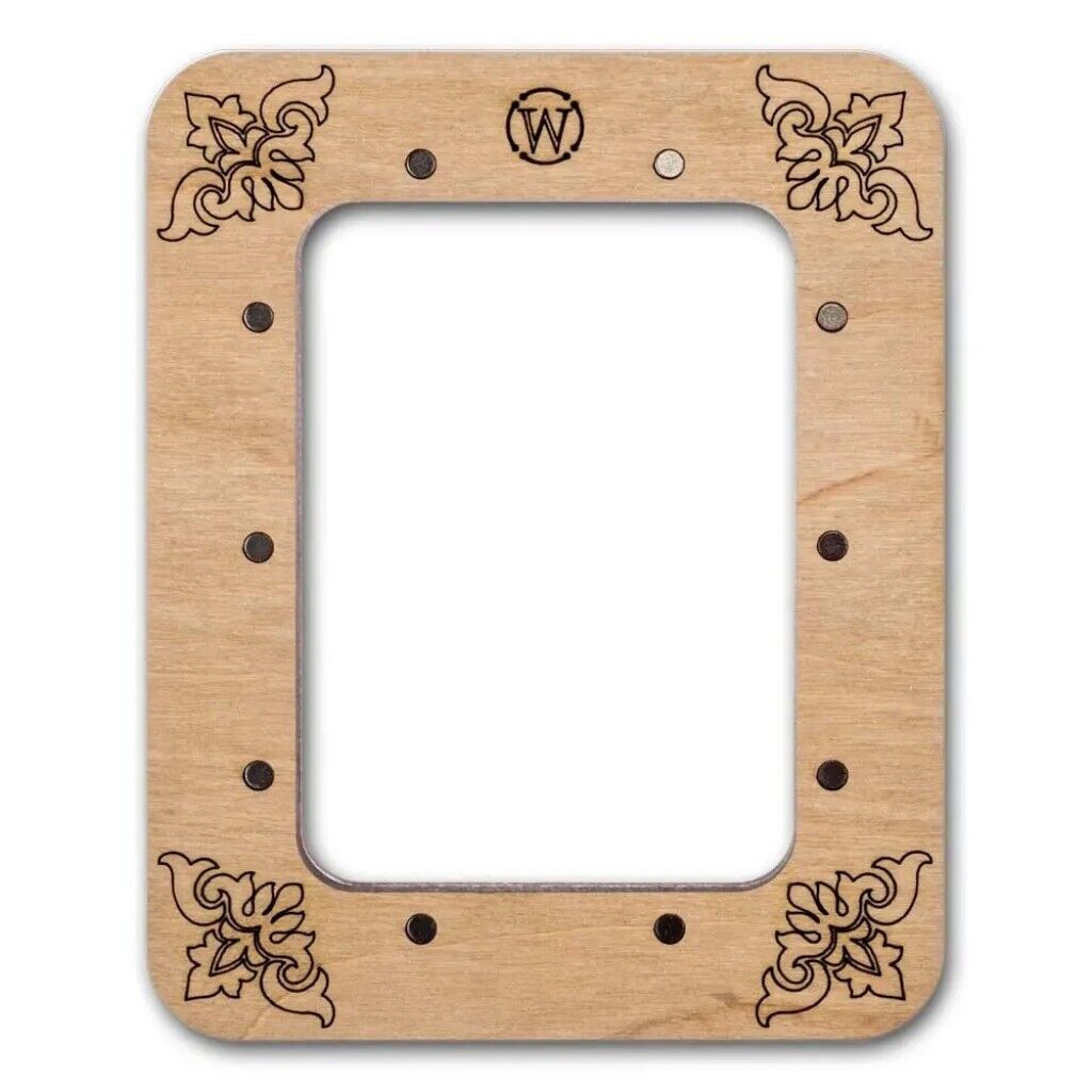 Wooden embroidery frame on magnets Magnetic embroidery frame 6.5x9cm 2.6"x3.6"