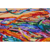 Bead Embroidery Kit Playful wind Bead needlepoint Beadwork DIY