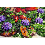 Bead Embroidery Kit Spring morning Flowers Beadwork Bead needlepoint DIY