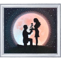 Bead Embroidery Kit Confession of love DIY Bead needlepoint Bead stitching