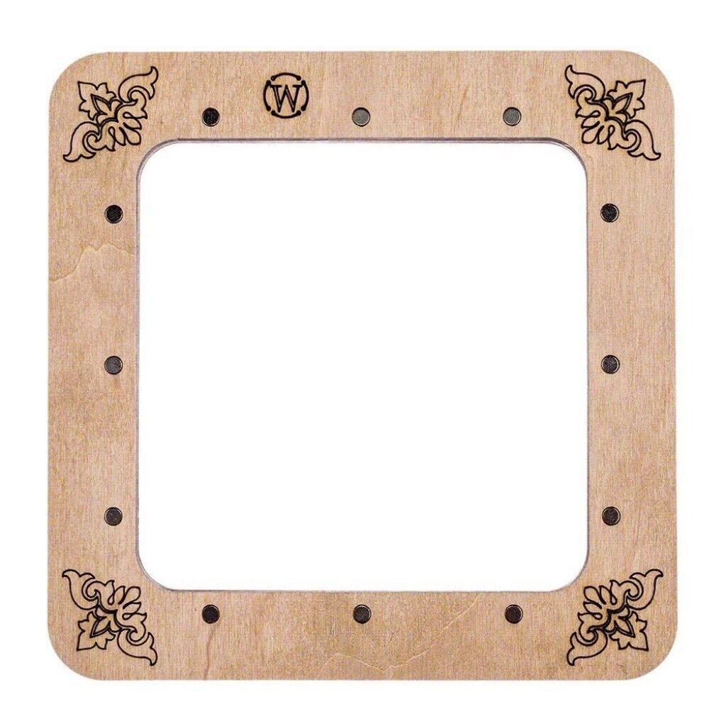 Wooden embroidery frame on magnets Magnetic embroidery frame 14x14cm 5.6"x5.6"