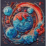 Bead Embroidery Kit Cosmic energy Beaded stitching Bead needlepoint Beadwork DIY