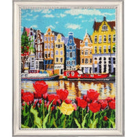 Full Bead Embroidery Kit Amsterdam DIY Bead needlepoint Beadwork