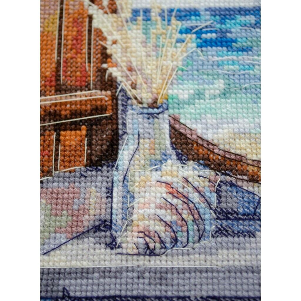 Counted Cross Stitch Kit Whispering wind DIY Unprinted canvas