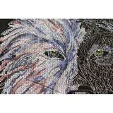 Counted Cross Stitch Kit Wolf DIY Unprinted canvas