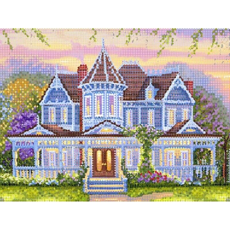 Bead Embroidery Kit Spring DIY Beaded needlepoint Beaded stitching 