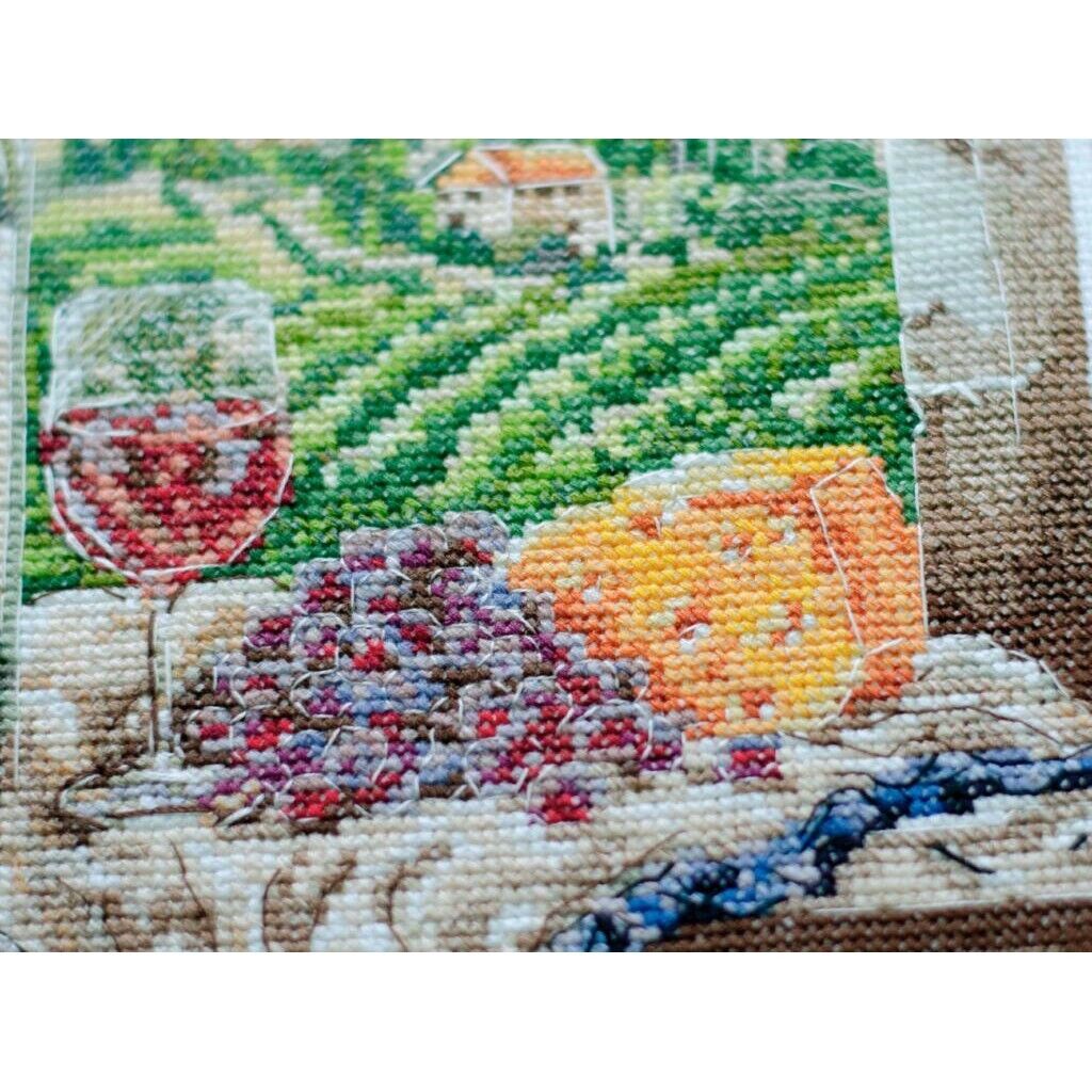 Counted Cross Stitch Kit Sommelier's dream DIY Unprinted canvas