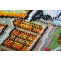 Bead Embroidery Kit Winter Bead needlepoint Beadwork DIY