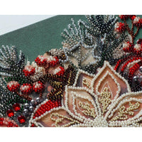 Bead Embroidery Kit Taste of Christmas Bead stitching Bead needlepoint DIY