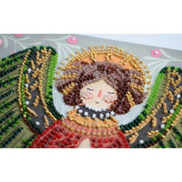 Bead Embroidery Kit Christmas Angel Bead needlepoint DIY