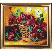 Full Bead Embroidery Kit Roses Flowers Bead needlepoint Bead stitching Beadwork