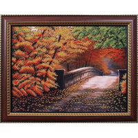 Bead Embroidery Kit Autumn Bead needlepoint Bead stitching Beadwork DIY