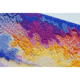 Bead Embroidery Kit Evening Beaded stitching Bead needlepoint Beadwork