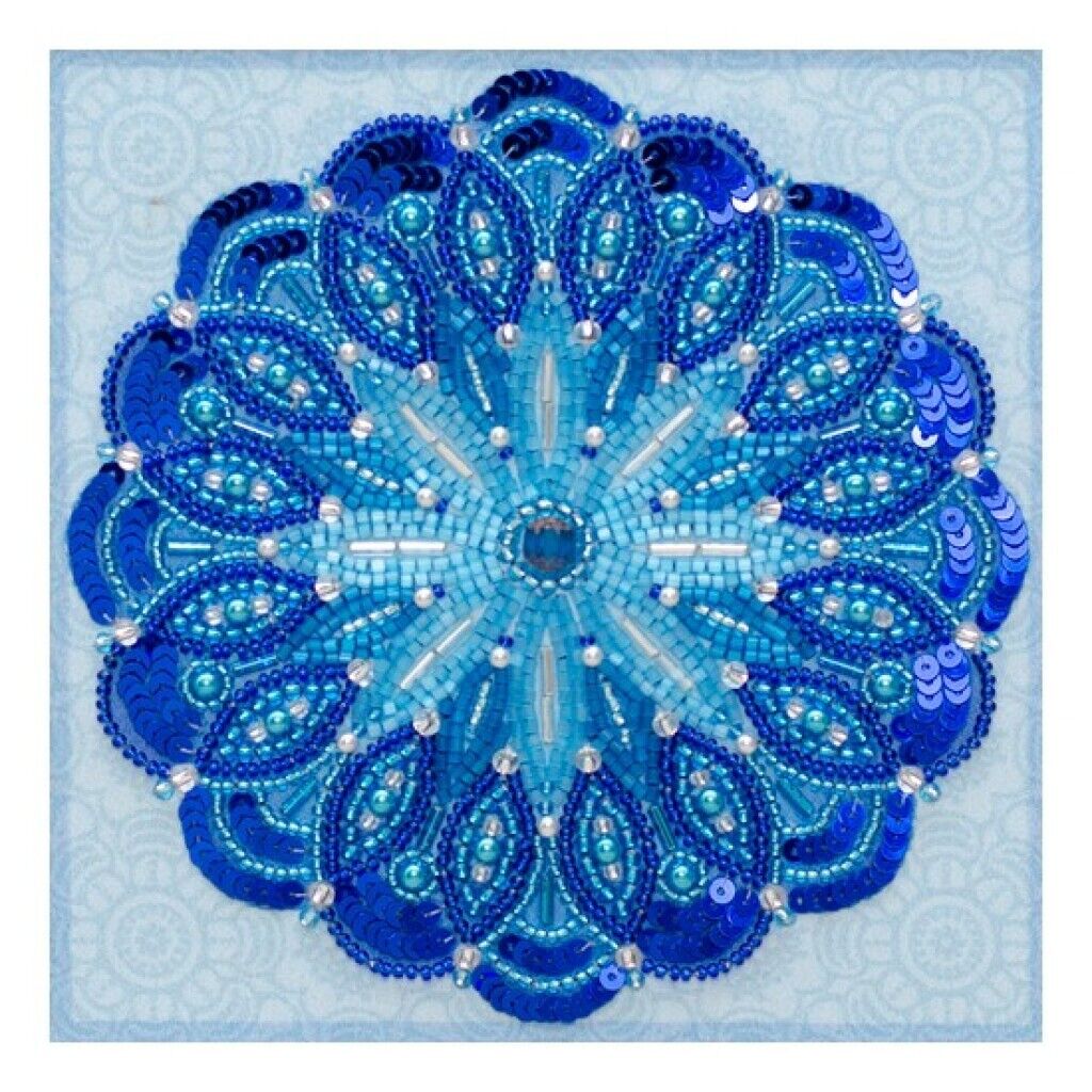 Bead Embroidery Kit Mandala Luck Beaded needlepoint