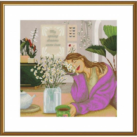 Counted Cross Stitch Kit Dreams DIY Nova Sloboda